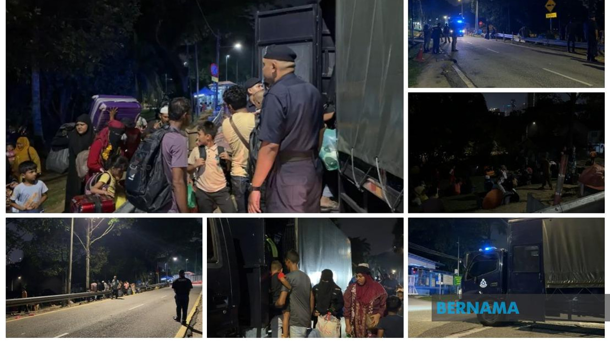 Rohingya Refugees Relocated From UNHCR Office to Police Headquarters for Documentation