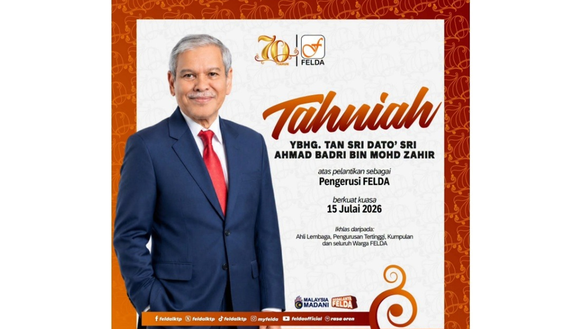 Tan Sri Ahmad Badri Takes Helm at FELDA With Mandate to Drive Transformation