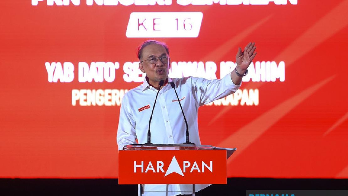Anwar Urges Negeri Sembilan Voters to Back PH for Continued Development