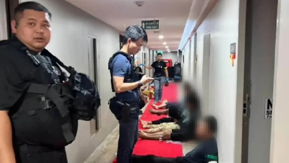 Thai Police Dismantle Elaborate Underground Casino and Drug Network Operating from Nonthaburi Hotel