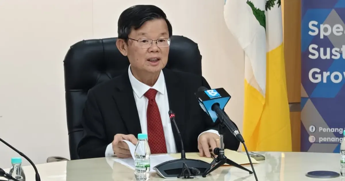 Penang Chief Minister Rejects Sanusi's Call to Revisit Land Lease Arrangements