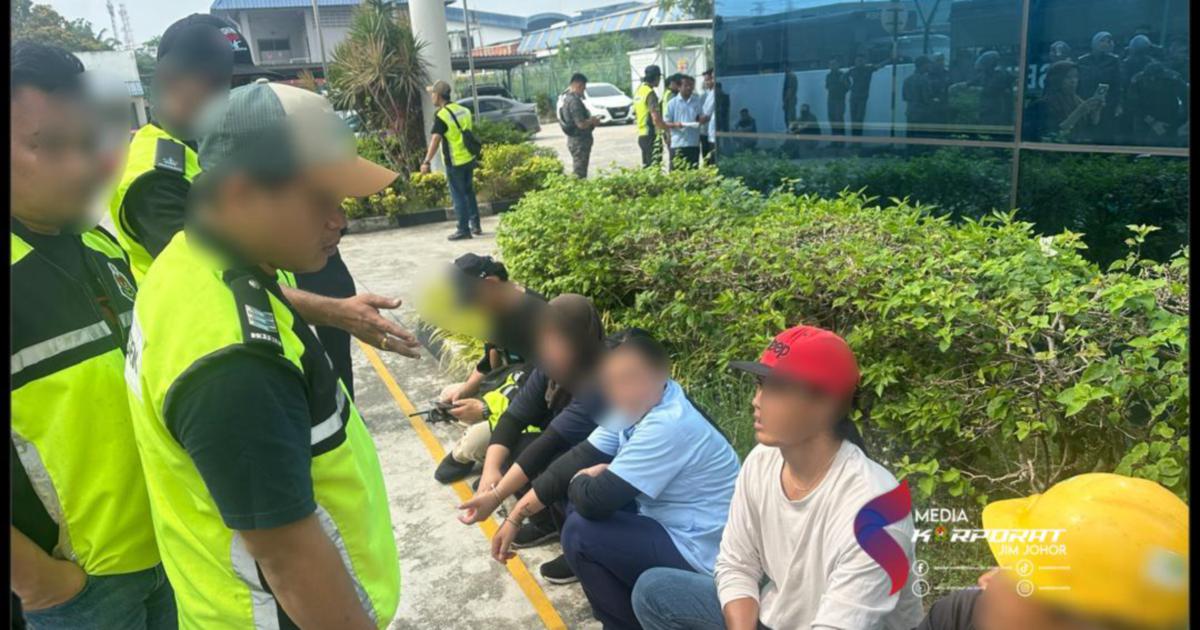Immigration raid in Johor nets HR officer and 80 undocumented foreign workers