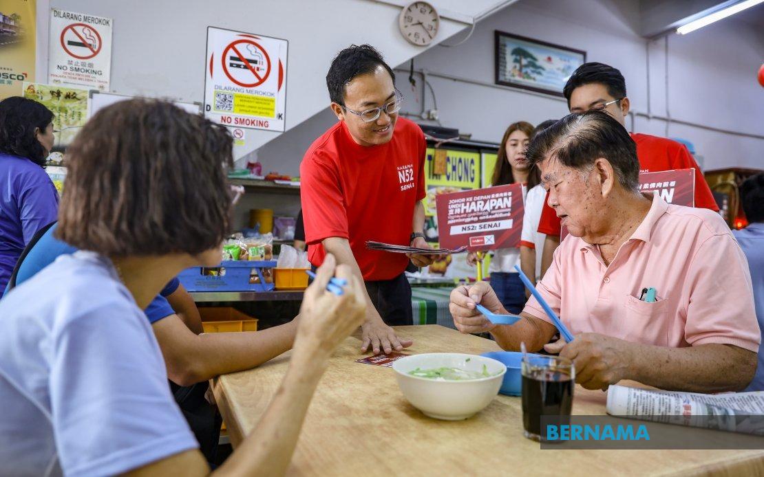 Wong Bor Yang Seeks Senai Re-election on Record of Flood Relief and Community Development