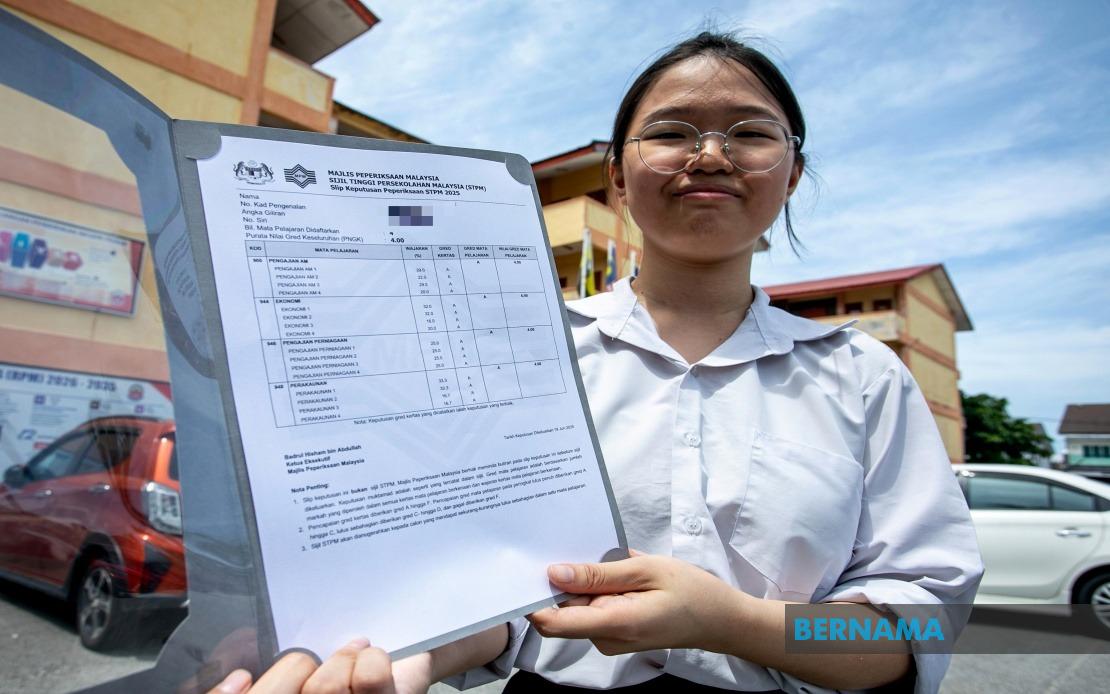 Five Hours of Daily Revision Propels SMK Jalan Tasek Student to Perfect STPM Score