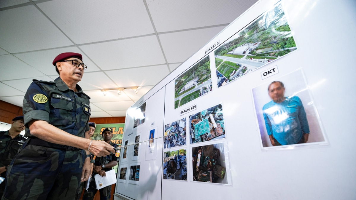 General Operations Force Dismantles Major E-Waste Smuggling Ring in Ipoh, Arrests 14 Suspects