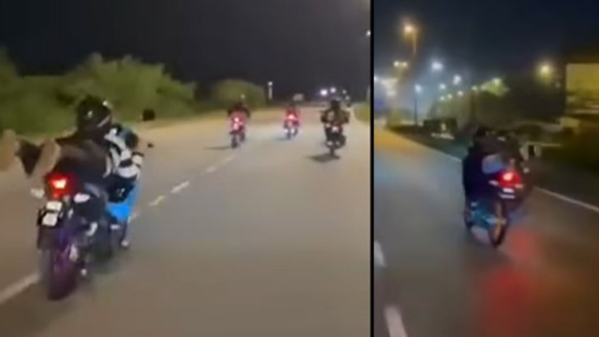 Three Teenage Girls Arrested Over Viral Superman Motorcycle Stunts on Kuantan Highway
