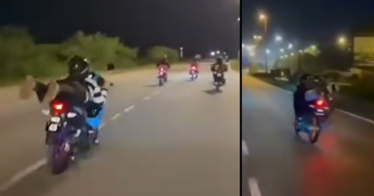 Three Teenage Girls Arrested Over Viral Superman Motorcycle Stunts on Kuantan Highway