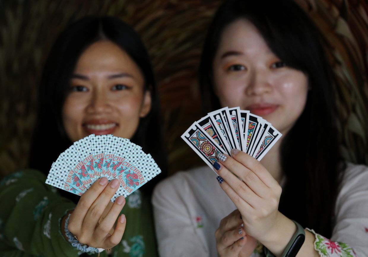 Sisters revive Cherki card game with contemporary twist to reconnect younger Peranakans with heritage