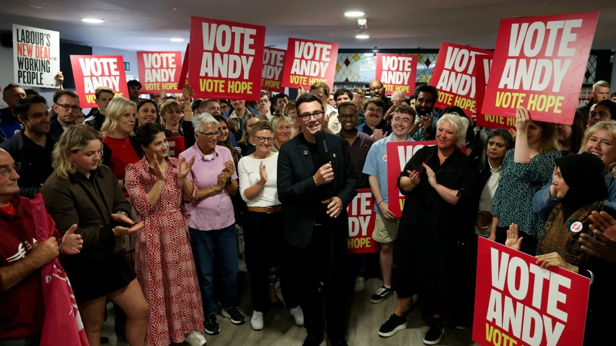 Internal Fractures on Britain's Right Hand Burnham an Opening in Race for Number 10
