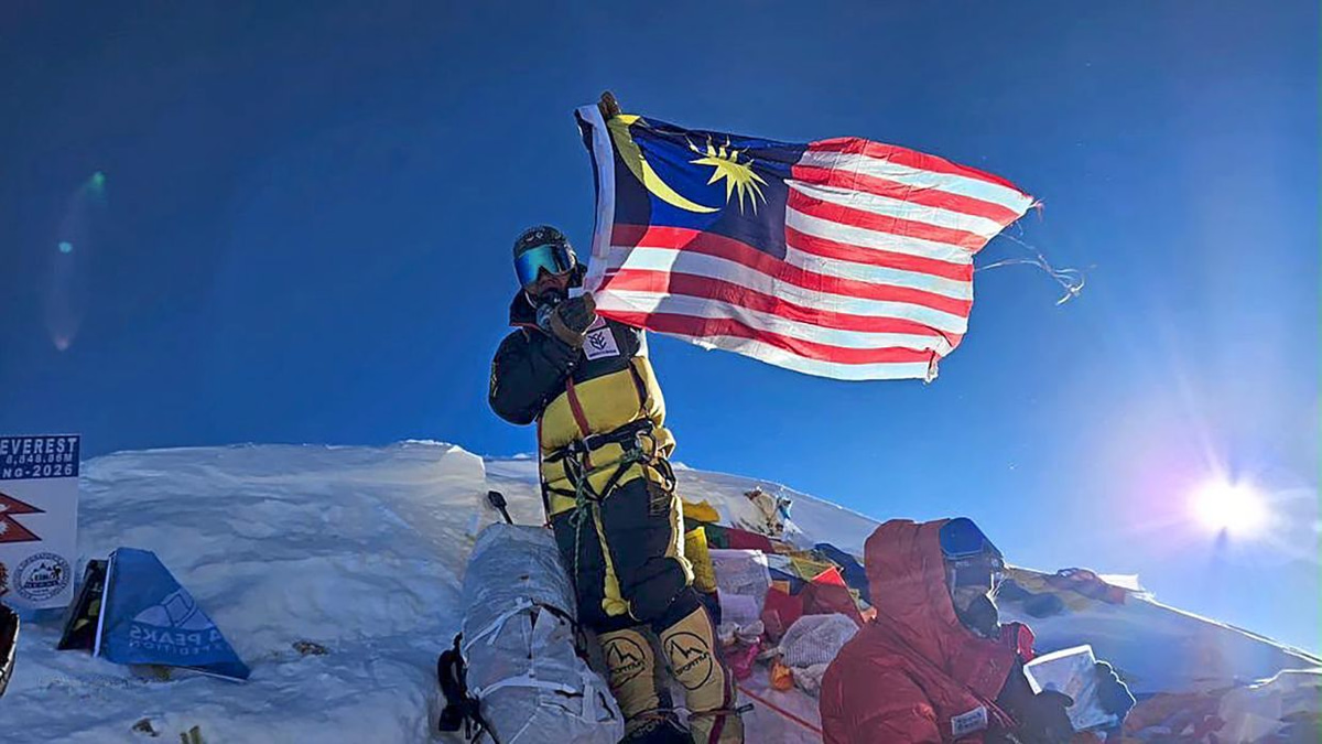 Malaysian Climber Khafiz al Kicok Conquers Mount Everest at 49, Joining Elite Circle of Three 8,000m Peaks