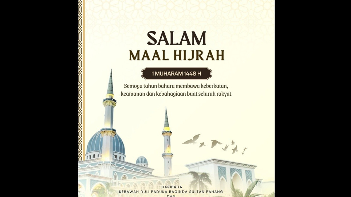 Sultan of Pahang and Tengku Ampuan Deliver Maal Hijrah 1448H Message to State