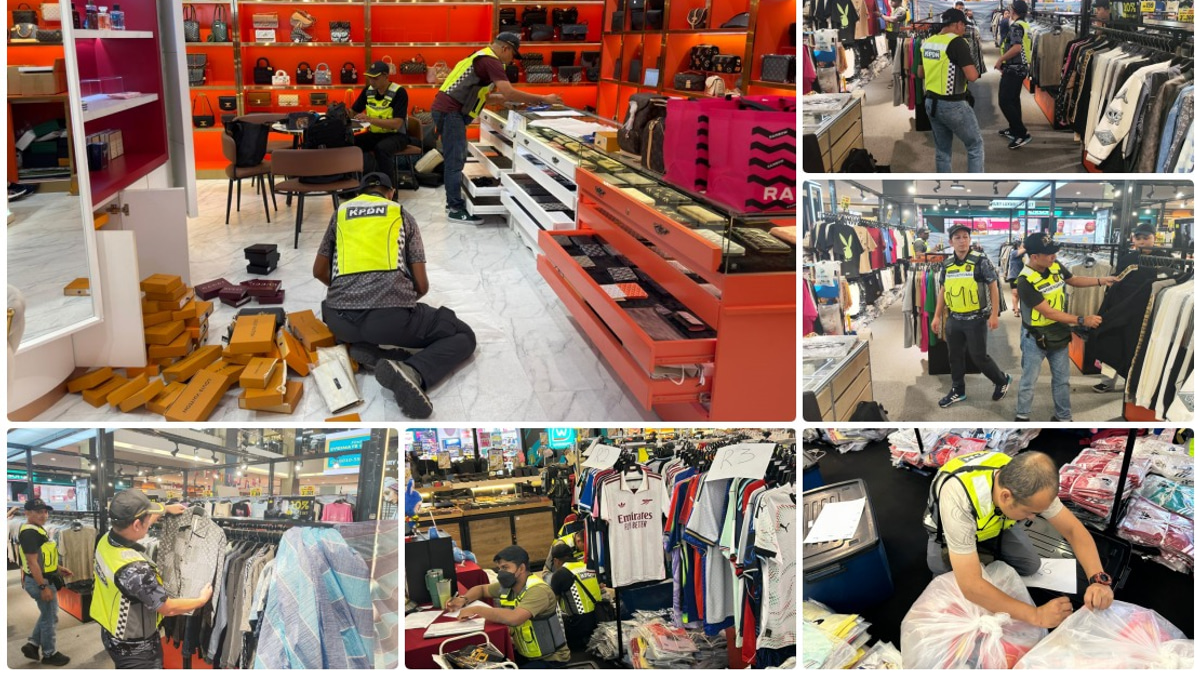 KPDN Seizes RM600,000 Worth of Counterfeit Goods in Johor Crackdown