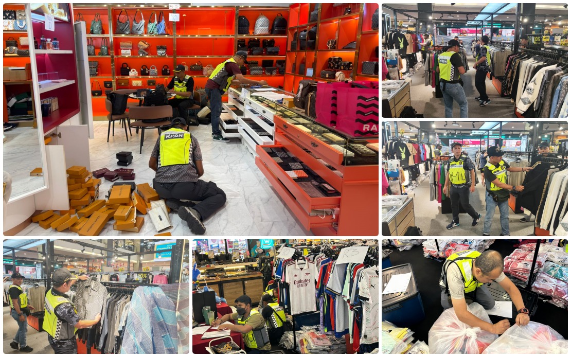 KPDN Seizes RM600,000 Worth of Counterfeit Goods in Johor Crackdown