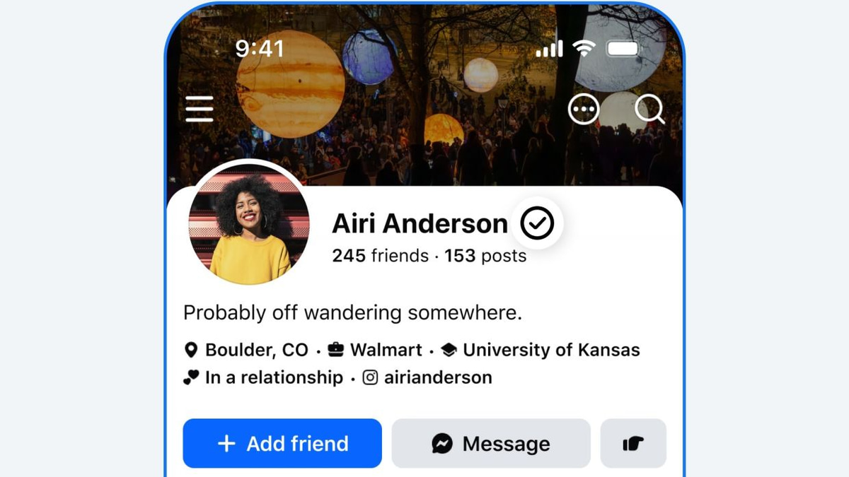 Meta Rolls Out Free Verification Badge for Facebook Users in Selected Markets