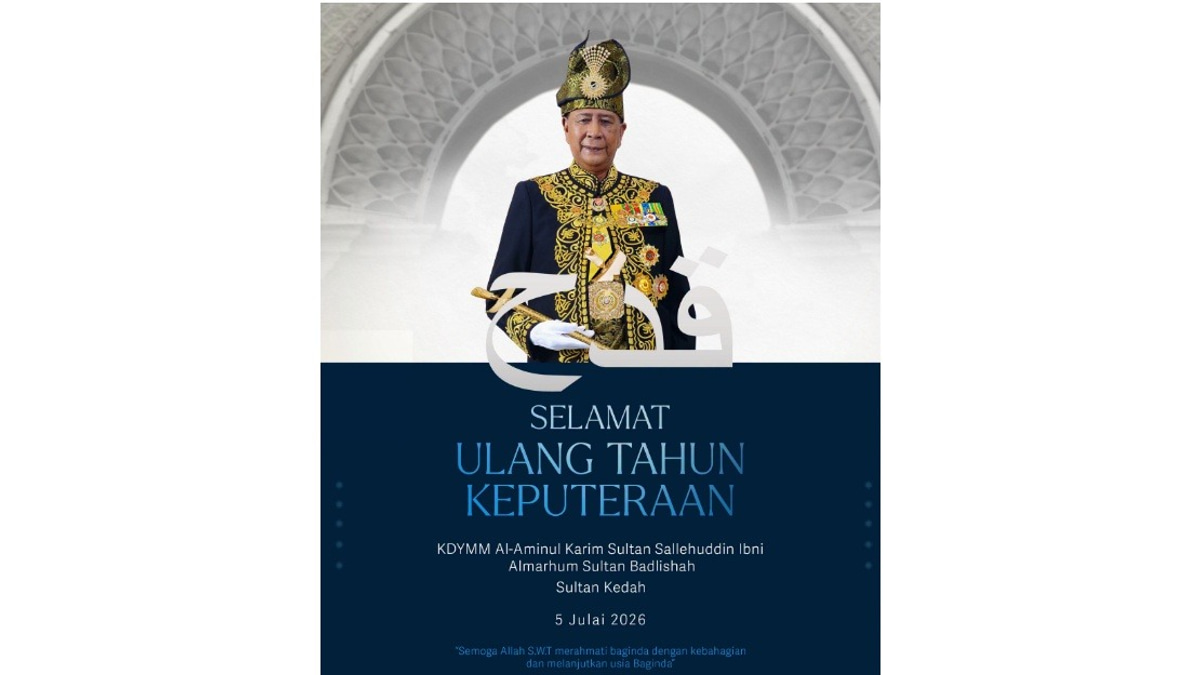 King Sends Birthday Wishes to Sultan of Kedah on 84th Celebration