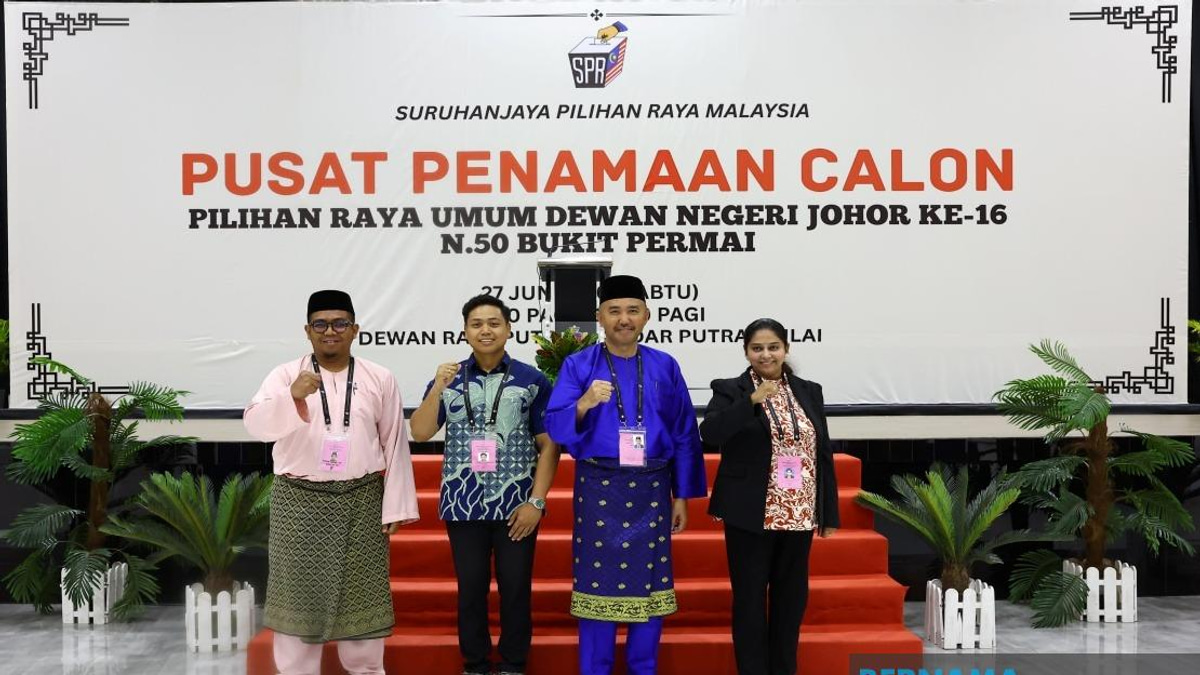 Bukit Permai Seat Up for Grabs as Four Candidates Square Off in Johor Election