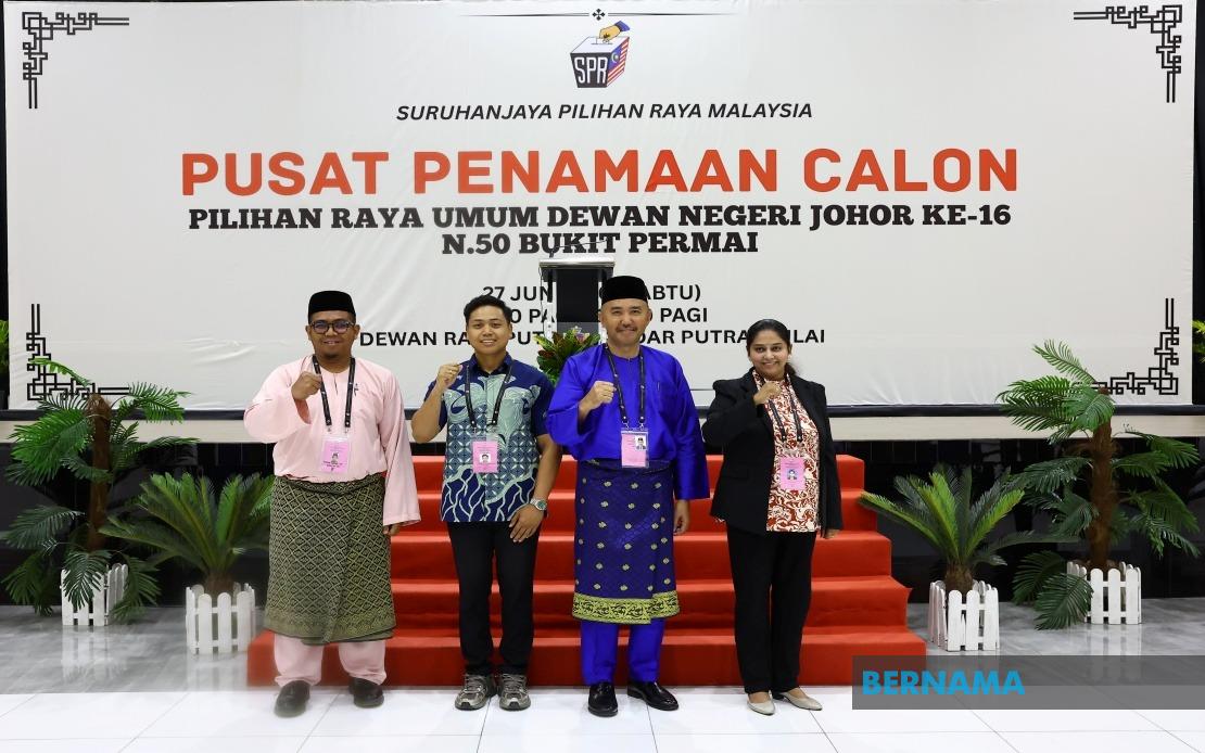 Bukit Permai Seat Up for Grabs as Four Candidates Square Off in Johor Election