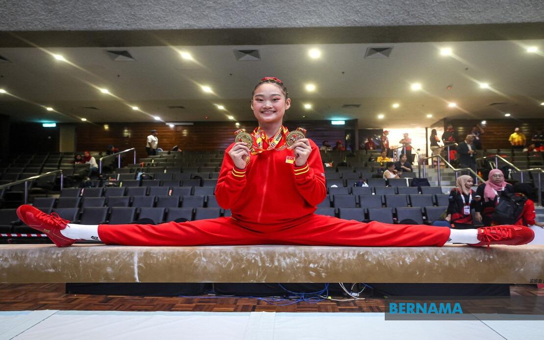 Cadence Teh Retains All-around Gold at SUKMA 2026, Leads Selangor Team Victory