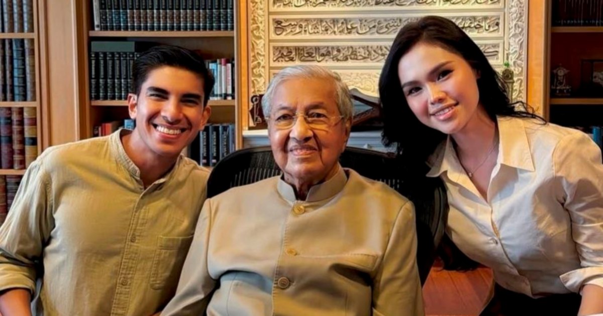 Tun M Offers Marriage Counsel to Actress Bella Astillah and Fiancé Syed Saddiq