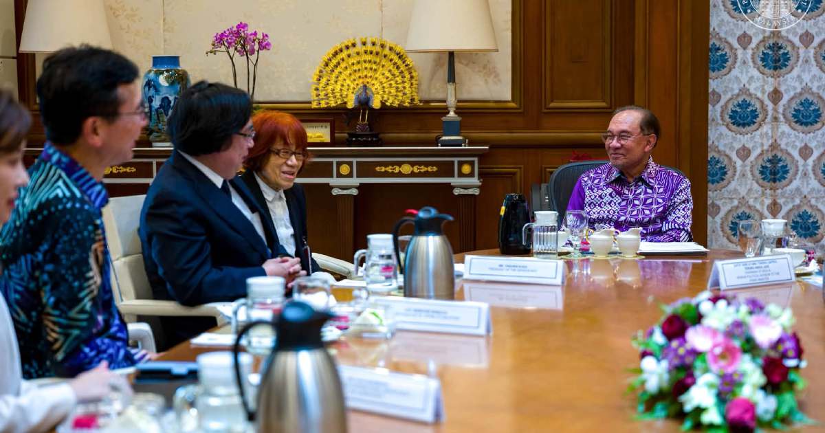 Anwar Meets Genron NPO Chief to Deepen Malaysia-Japan Strategic Partnership