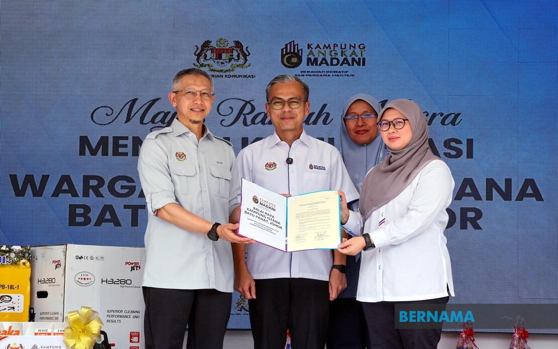 Johor Election Is About State's Future, Not Individuals, Says Fahmi