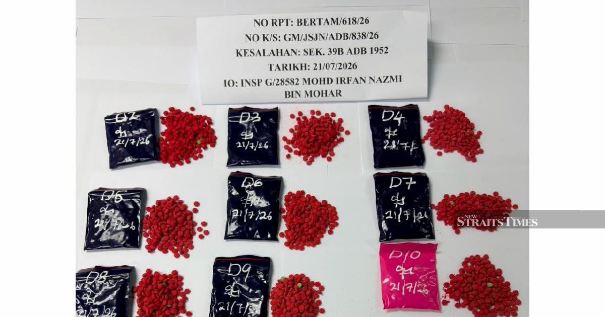 Two Myanmar nationals arrested in Gua Musang with 6,000 yaba pills
