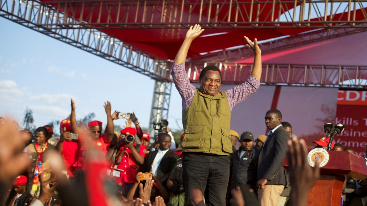 Hichilema Poised for Second Term as Zambian Leader Builds Commanding Election Lead