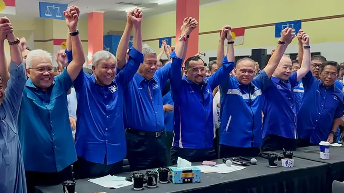 Coalition leaders celebrate as Negeri Sembilan votes return Barisan Nasional to power