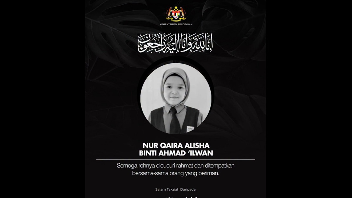 MOE to Investigate Complaint Over Year Four Pupil's Death, Says Fadhlina
