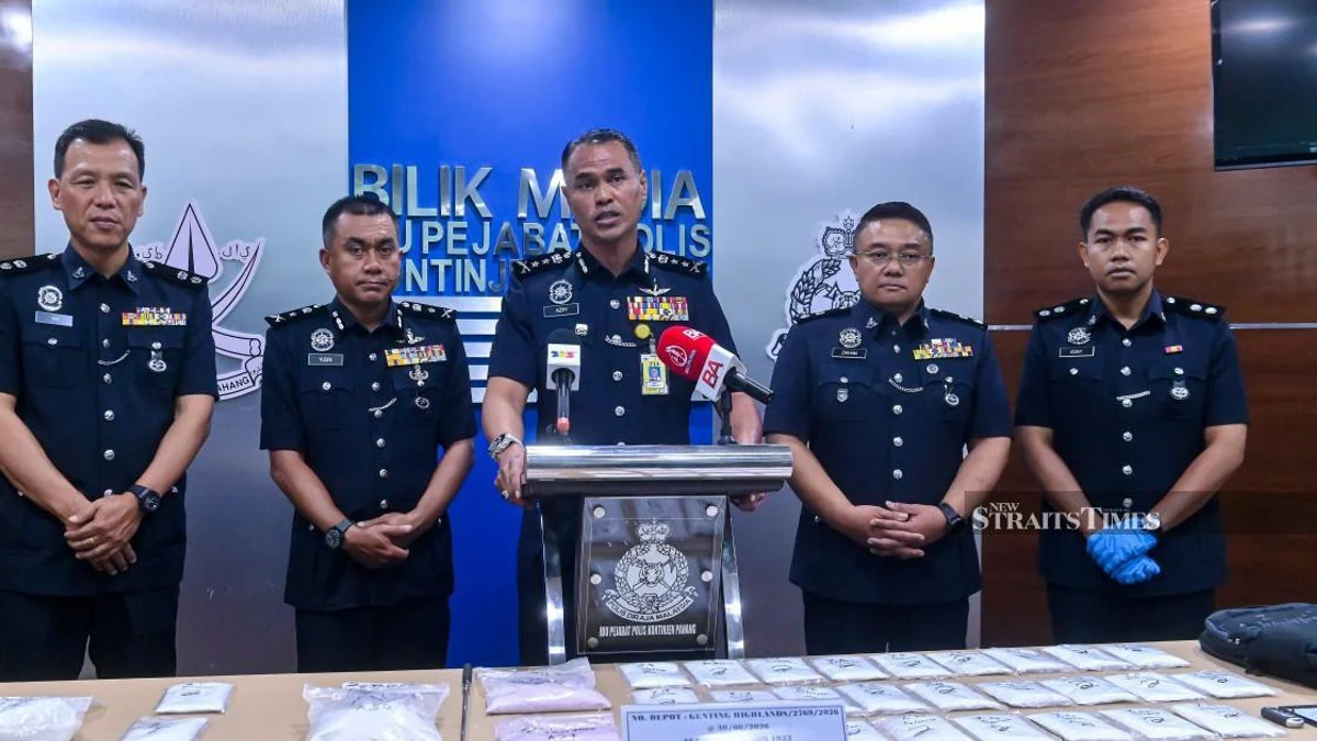 Pahang's Three-Day Drug Crackdown Nets 333 Arrests and RM500K in Contraband