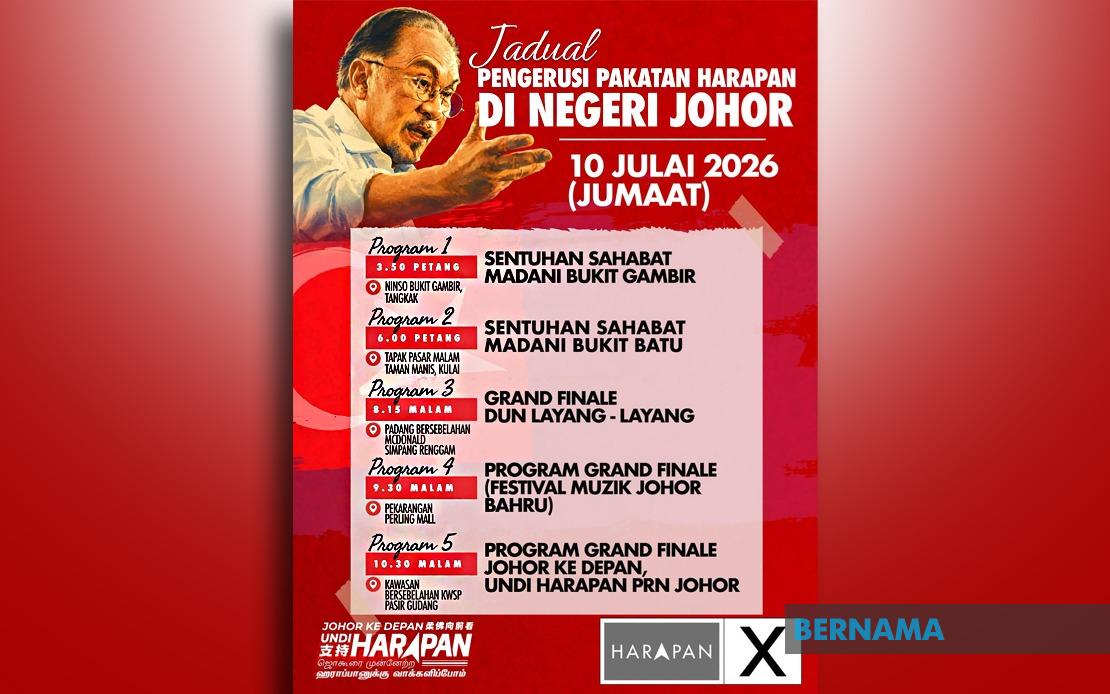 Anwar Ibrahim Launches Final Push Across Johor As State Election Enters Climactic Phase