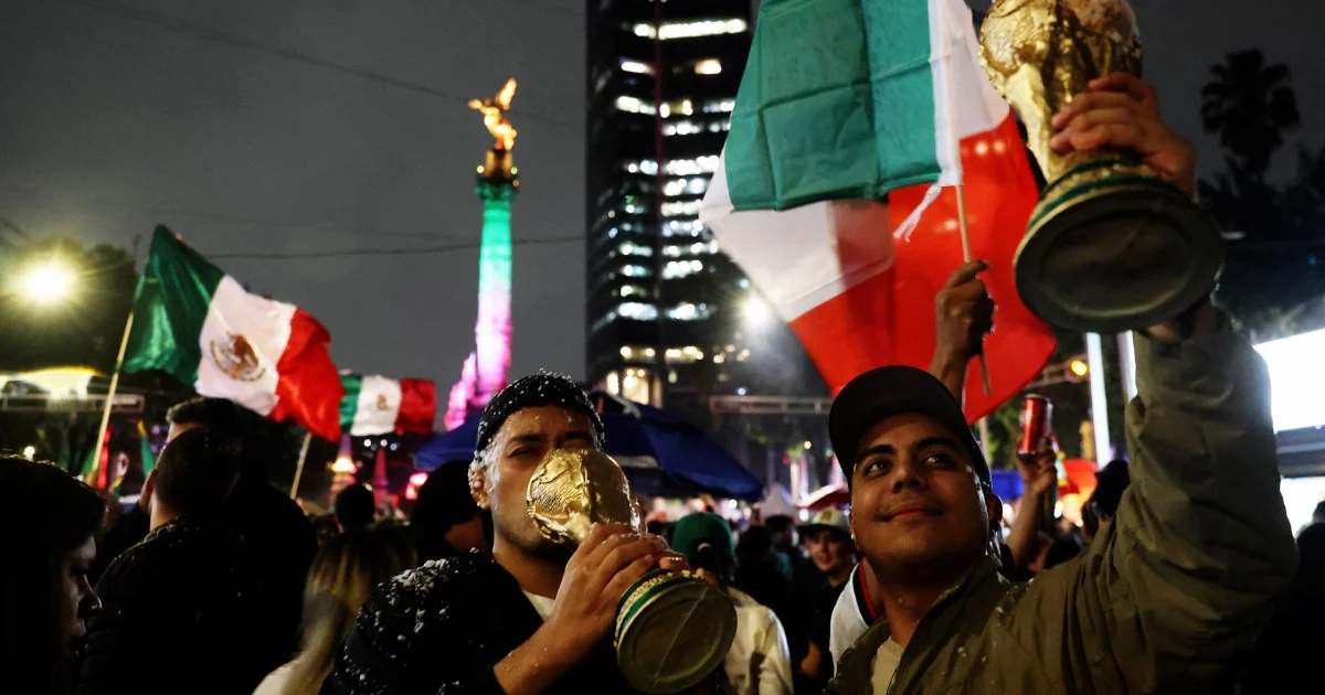 Car ploughs through Mexico football fans in Cabo San Lucas, leaving 17 injured