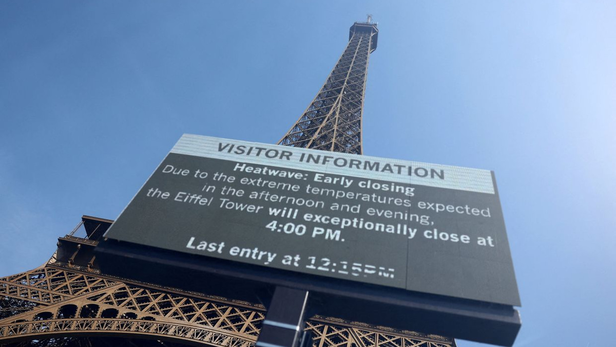 Paris heatwave forces early closures of iconic landmarks, leaving tourists stranded