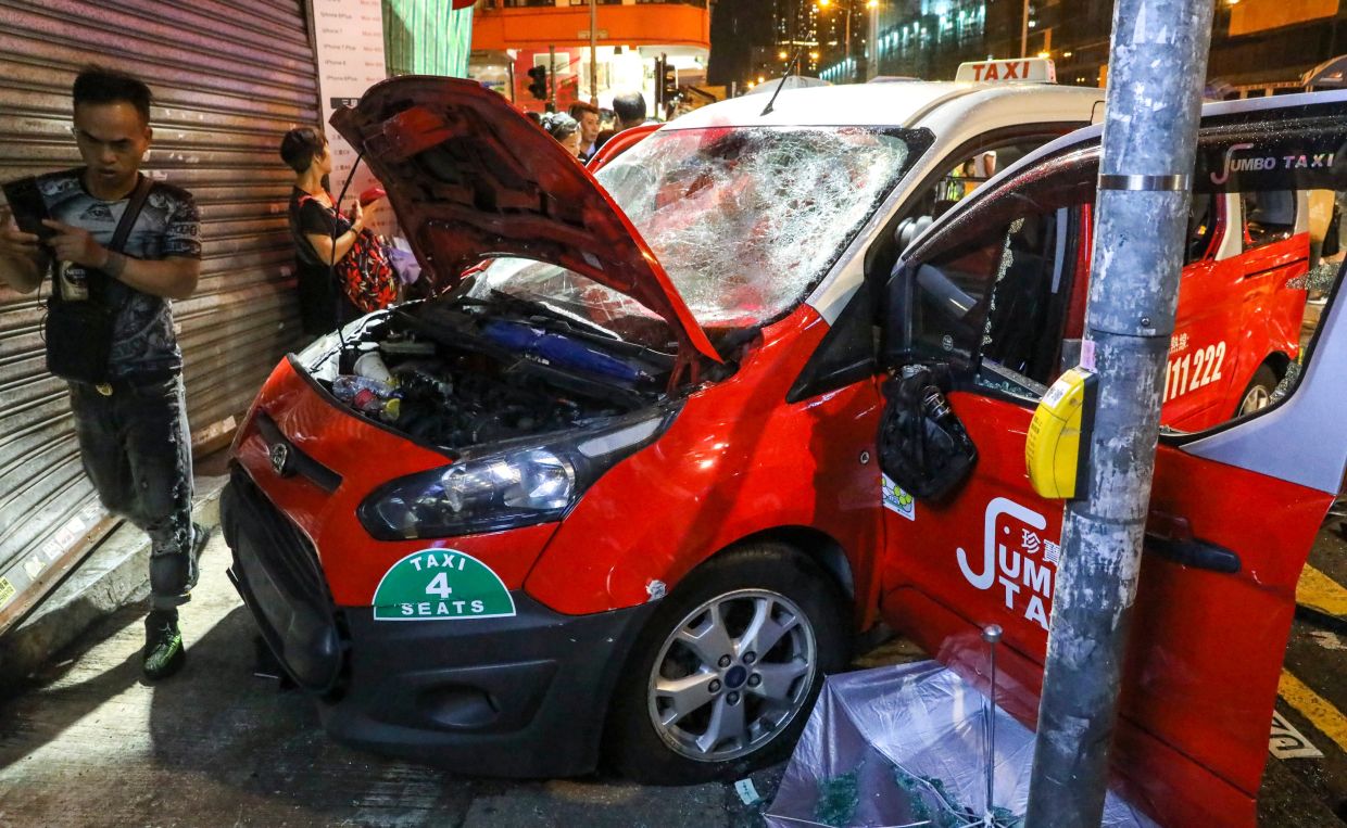 Hong Kong woman seeks HK$8.4 million from taxi driver after 2019 protest injury