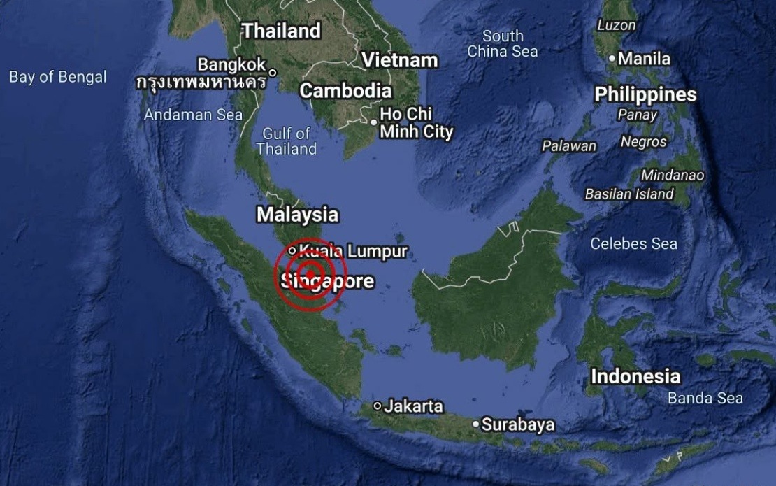 Mild 3.1-Magnitude Earthquake Detected off Batu Pahat