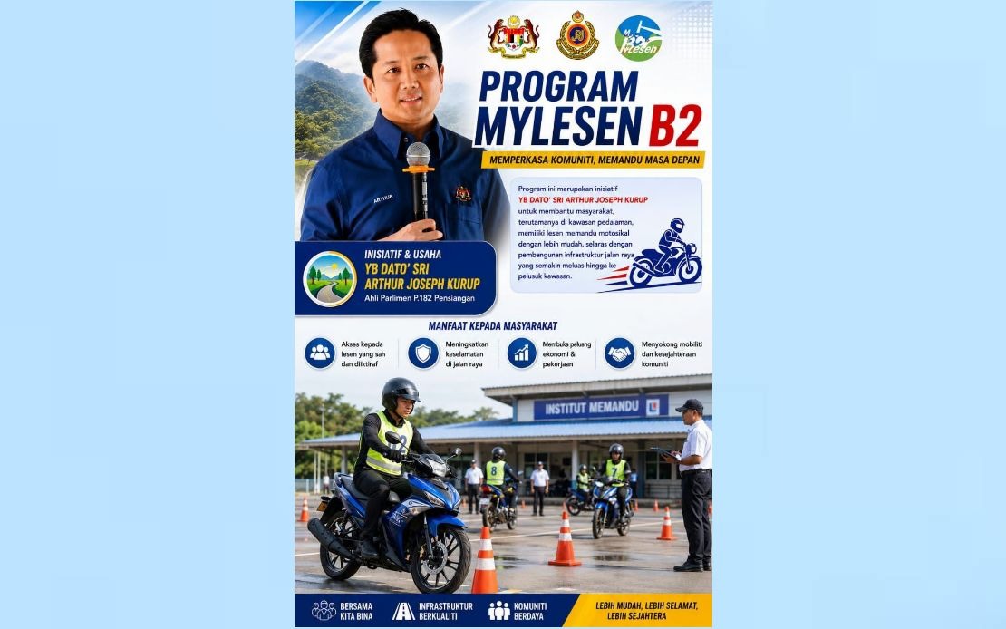 MyLesen B2 Returns to Pensiangan, Bringing Motorcycle Licensing to Rural Sabah