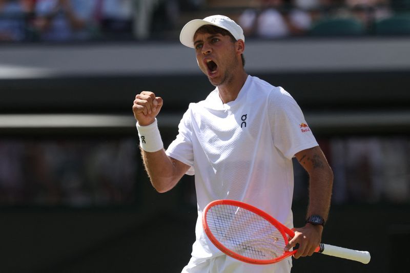 Cobolli Powers Past De Minaur to Reach Wimbledon Quarter-Finals; Italian Star Eyes Ice Cream and Rest