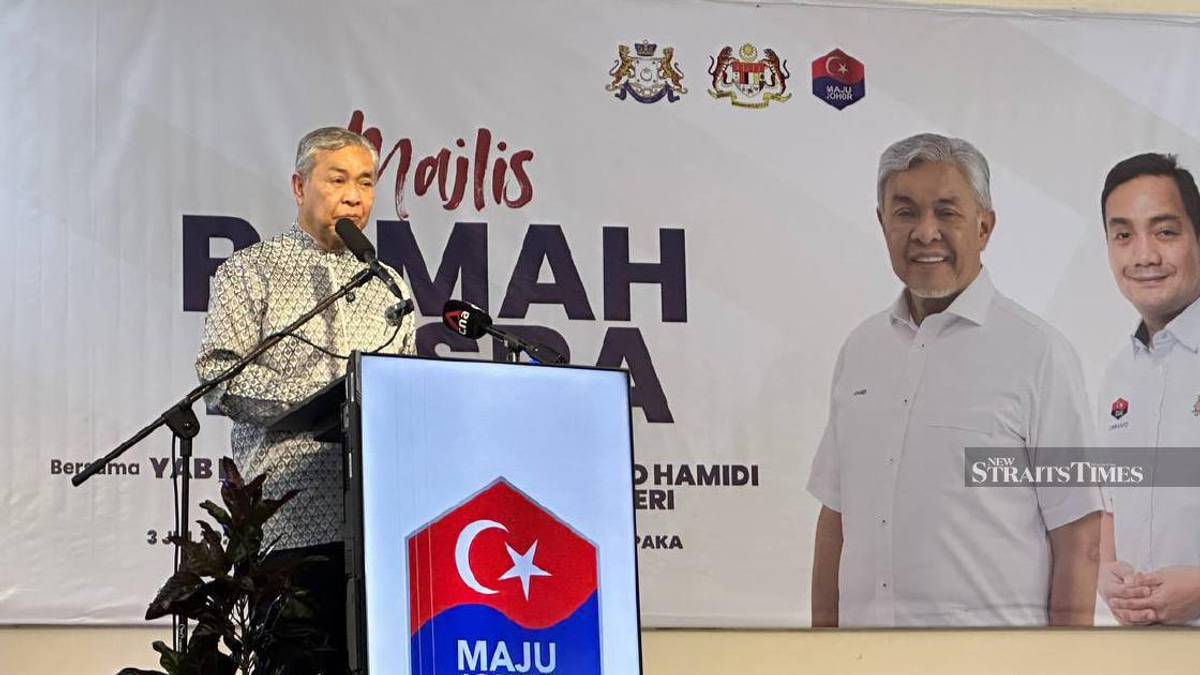 Zahid Calls on Unity Coalition Partners to Avoid Rehashing Past Disputes During Johor Campaign