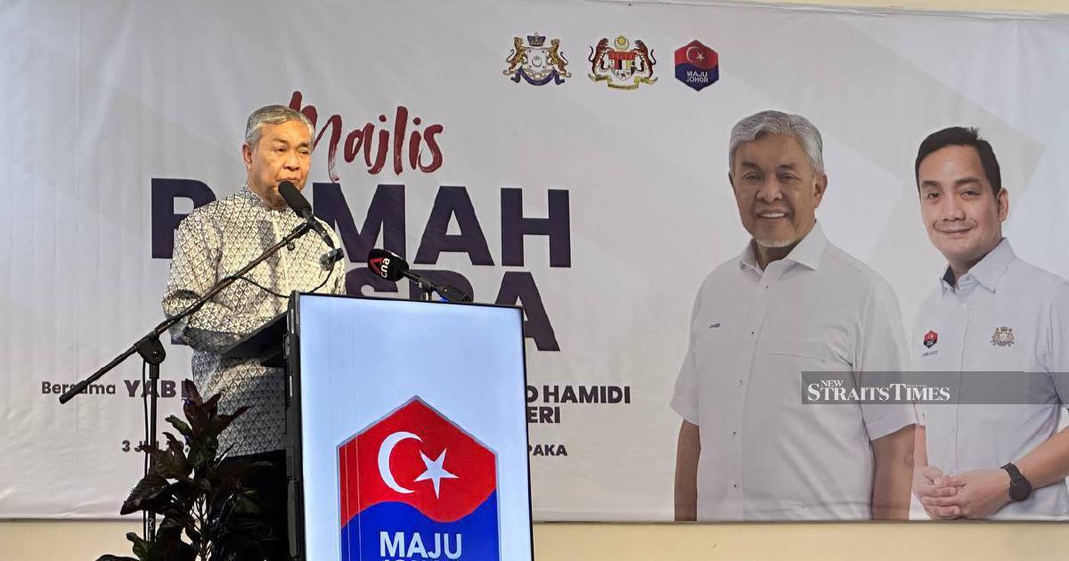 Zahid Calls on Unity Coalition Partners to Avoid Rehashing Past Disputes During Johor Campaign