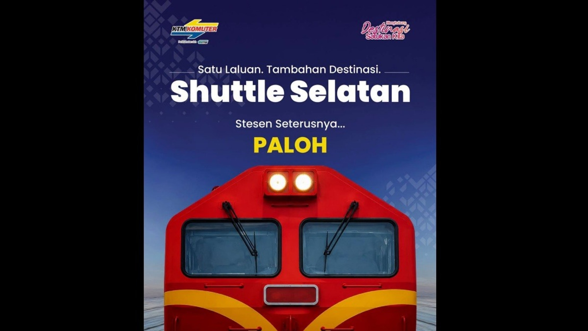 KTMB Launches Extended Southern Shuttle Route to Paloh, Boosting Johor Rail Connectivity