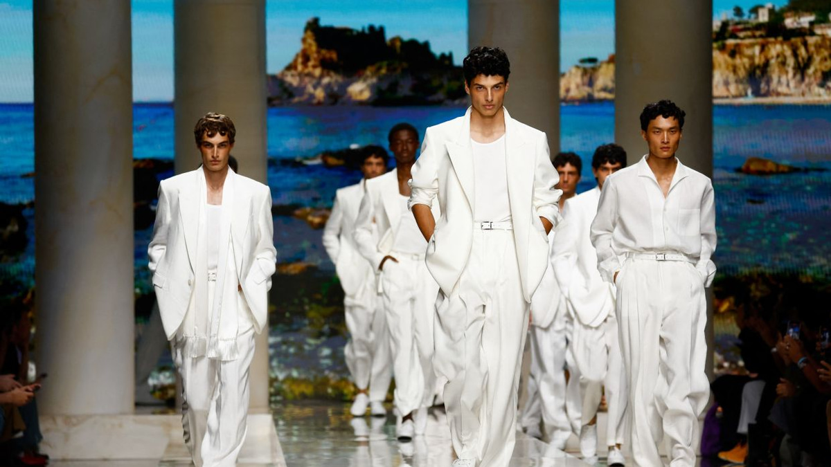 Milan Menswear Embraces Simplicity and Lightness as World Grapples with Uncertainty