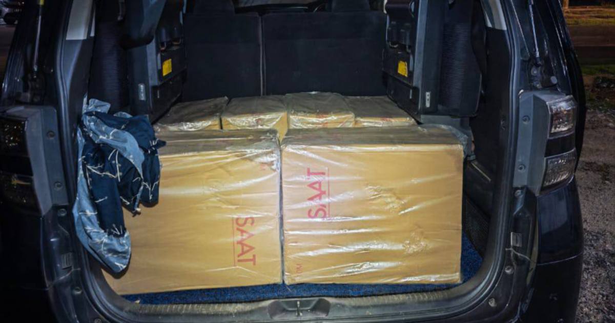 60,000 Illicit Cigarettes Seized in Kota Baru; Driver Detained