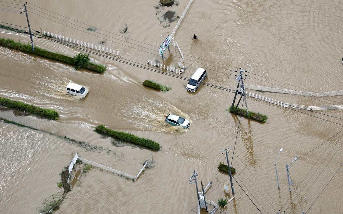 Eight Dead as Record Rainfall Batters Japan's Chiba Prefecture