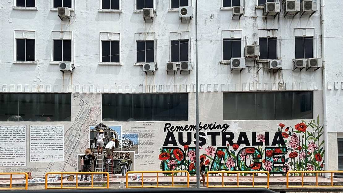 New Mural in Kota Kinabalu Celebrates Deep Historical Ties Between Sabah and Australia