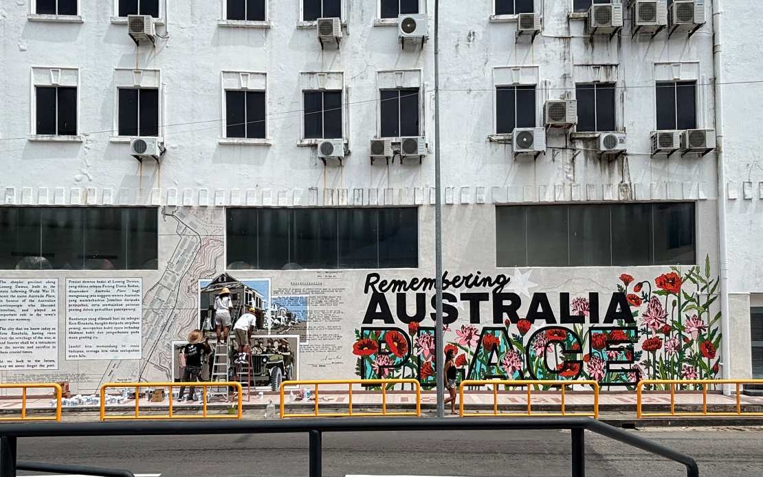 New Mural in Kota Kinabalu Celebrates Deep Historical Ties Between Sabah and Australia