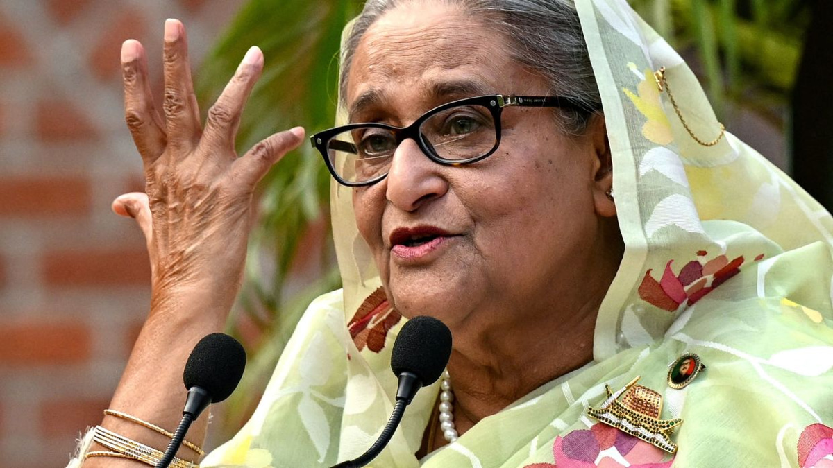 India distances itself from exiled Bangladesh ex-PM's virtual speech as Dhaka tightens media restrictions