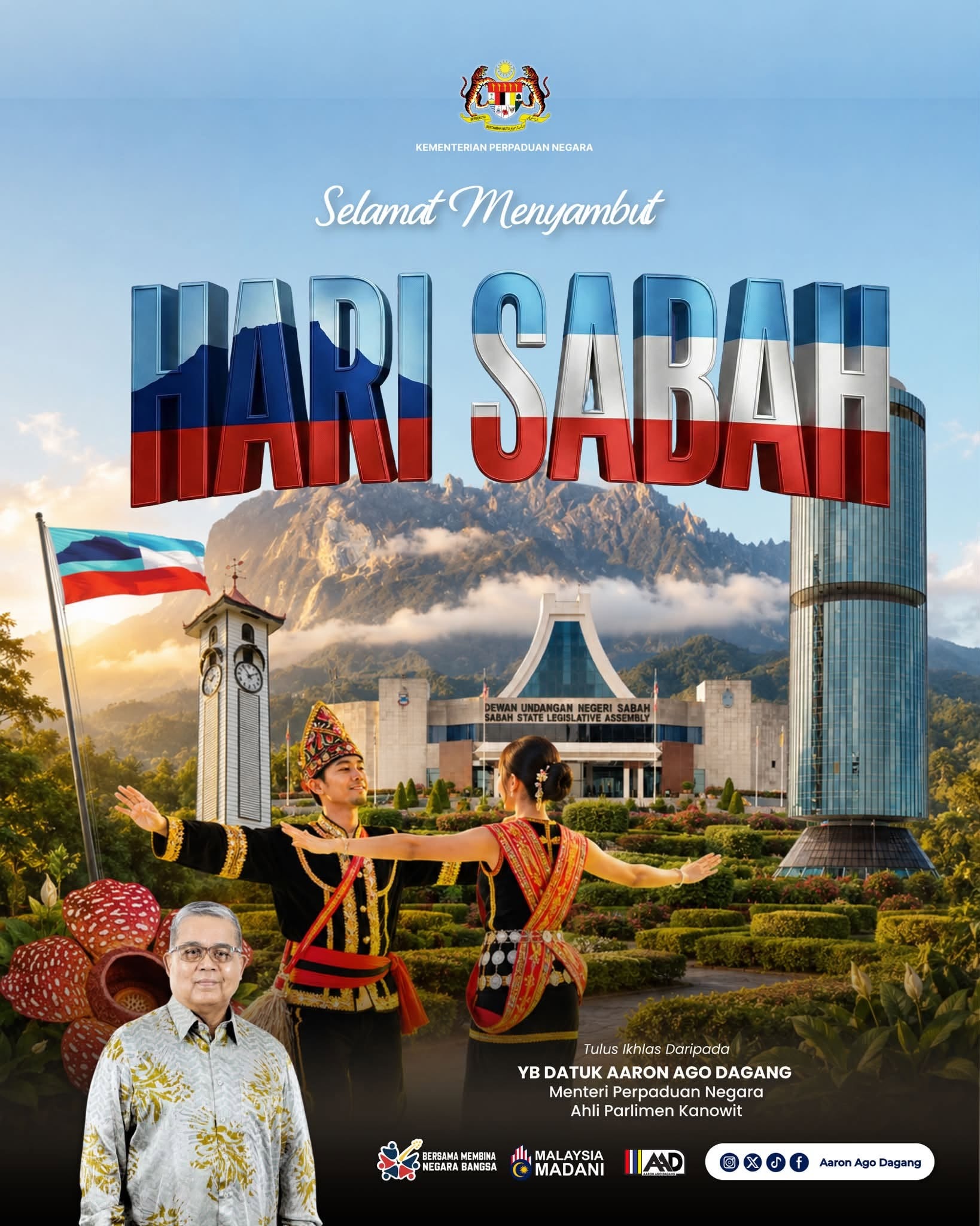 Sabah's Rich Ethnic Tapestry Is Foundation of National Strength, Says Unity Minister