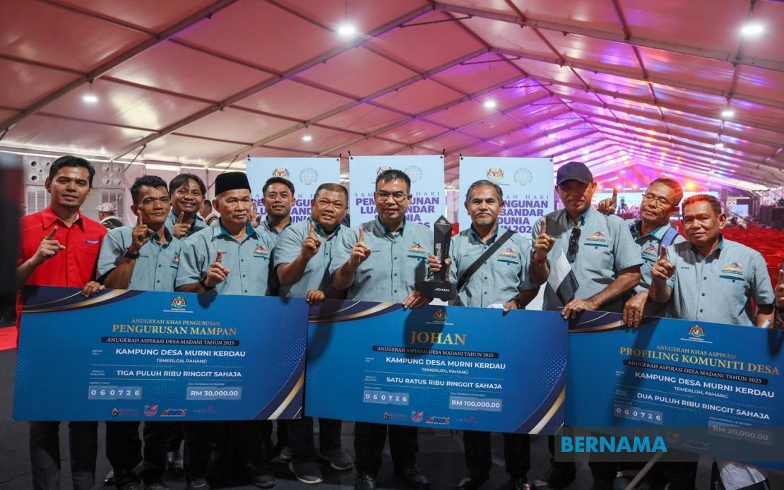 Desa Murni Kerdau Claims Three Prestigious Awards at World Rural Development Day 2026